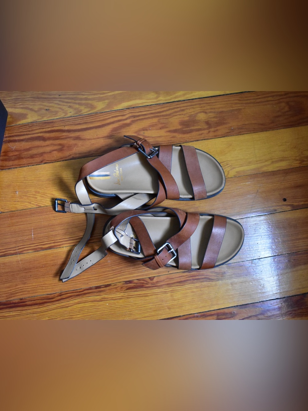Sam Edelman Eleanora Lug Sole Leather Sandals